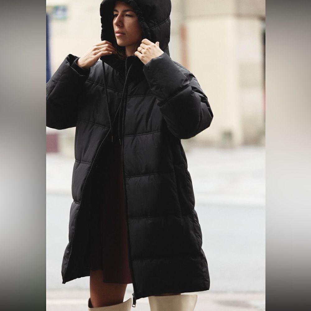 ZARA WATER AND WIND PROTECTION HOODED ANORAK Size L